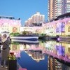 Light Show Illuminates the Liangma River 