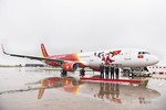Vietjet receives new A321 aircraft with special logo