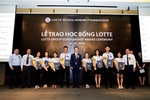 Lotte Foundation awarsd scholarships to HCM City students