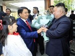 DPRK Chairman Kim Jong Un arrives in Ha Noi