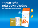 Customers to get 50% refund when paying with Sacombank credit cards