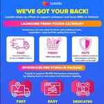 Lazada helps SMEs migrate online, adds fresh food category