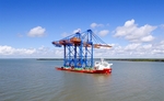Locally-made giant cranes shipped to Gemalink international port