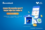 Opening Sacombank accounts with preferred numbers on VNPT Money app