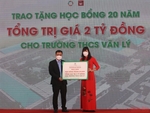 Trungnam Group inaugurates Van Ly Secondary School in Ha Nam Province.