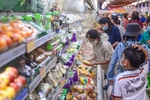 Food price slightly dropped in supermarket