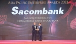 Sacombank wins Asia Pacific Enterprise Awards for Corporate Excellence, Inspiring Brand