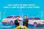 Nam Thang company switches to electric taxis in Kiên Giang,