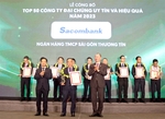 Sacombank wins two awards from Vietnam Report
