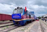 Train carrying exports to China from southern Bình Dương Province debuts