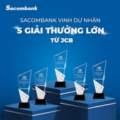 Sacombank wins 5 JCB card awards