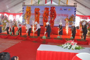 Grounbreaking in Dong Nai for coffee plant