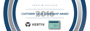 Vertiv receives “2016 Frost & Sullivan leadership” award