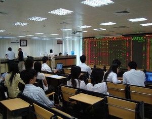 Shares up on positive market outlook