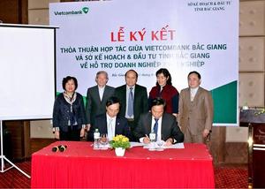 Vietcombank branch in Bac Giang to support startups