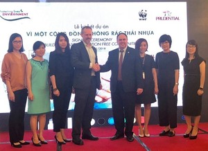 Prudential Vietnam funds WFF plastic awareness project