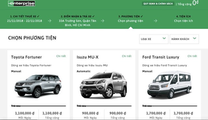 Enterprise Rent-A-Car to enter Vietnamese market