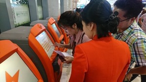 Jetstar Pacific introduces 30 check-in kiosks at airport