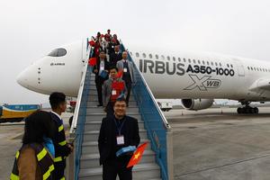 New A350-1000 makes its debut in VN