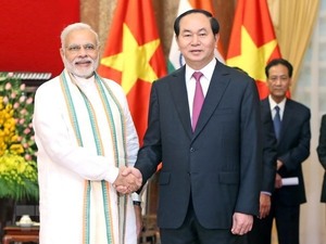 In India, President Quang aims to boost bilateral trade ties