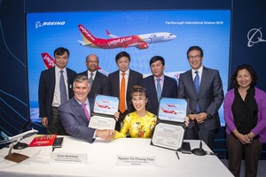 Vietjet, Boeing ink deal for 100 new aircrafts