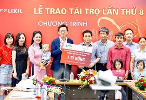 Lixil Viet Nam continues donating for children’s heart surgeries