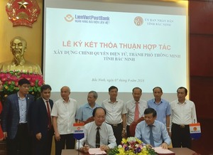 LienVietPostBank to support Bac Ninh in building e-government