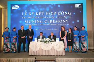 Pfizer inks tech deal with VN company
