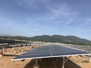 Ninh Thuan’s first solar power plant connected to national grid