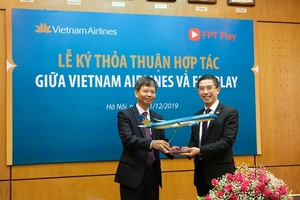 Vietnam Airlines offers FPT Play for passengers on domestic flights