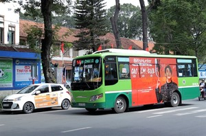 HCM City to hold fourth auction for bus advertising spaces