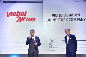 Vietjet receives ‘Best Companies to Work for in Asia’ award