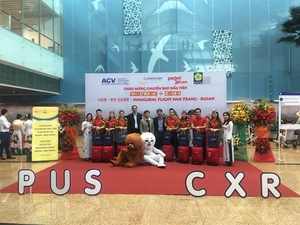 Vietjet's Nha Trang-Busan route opens