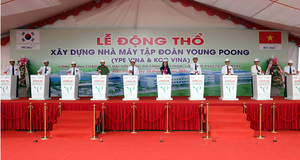 Work starts on South Korea-funded electronic component factory in Vinh Phuc