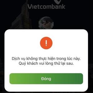 Vietcombank encounters digital banking error