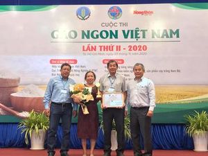 ST25 fragrant rice wins first prize