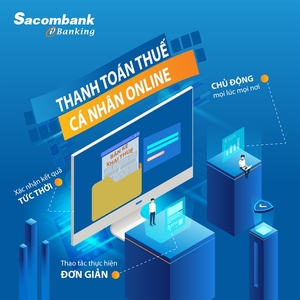 Sacombank accepts domestic tax payments via Internet Banking