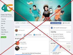 Viettel removes fake fanpages from Facebook