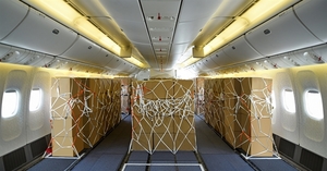 Emirates offers additional cargo capacity on aircraft with modified Economy Class cabins