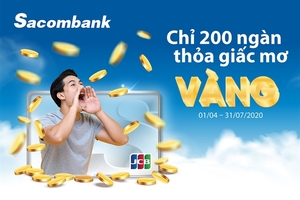 Five more JCB cardholders win 9999 gold in Sacombank lucky draw
