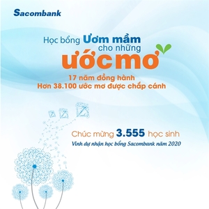 Sacombank gives scholarships worth $150,788 to high school students before new academic year