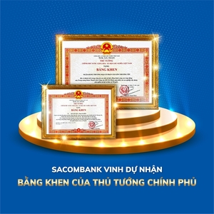 Sacombank awarded Prime Minister’s Certificate of Merit