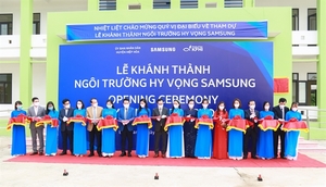 Samsung's third Samsung “Hope School” inaugurated in Bac Giang