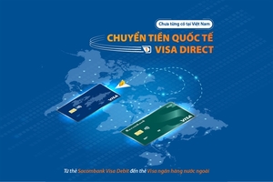 Sacombank becomes 1st in VN to offer instant money transfer to overseas Visa cards