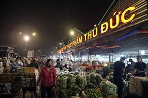 Thu Duc wholesale market in HCM City reopens
