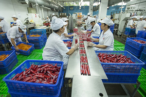 Processing industry leads Q1 export growth