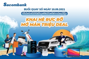 Sacombank announces winners of Audi car, other prizes in lucky draw