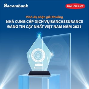 Sacombank, Dai-ichi Life win Dutch award for Most Trusted Bancassurance Provider in Vietnam