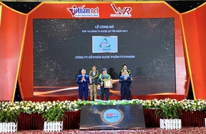 TV.Pharm honoured as one of “Top 10 prestigious Vietnamese pharmaceutical companies 2021”