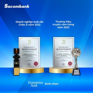 Sacombank wins local and international awards
